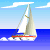 icon with small sailboat